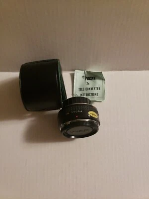 Lente teleconvertidora Minolta Focal MC 2X 20-06-76 M1 de colección Foto 1 de 4