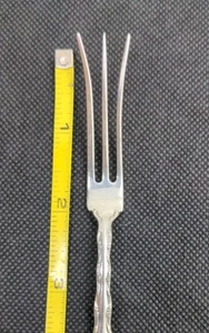 Tenedor vintage REED & BARTON PLATA ESTERLINA encurtido fruta limón especialidad tridente - Imagen 1 de 10