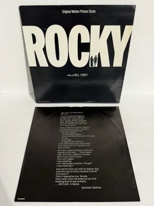 Rocky Original Motion Picture Score Soundtrack Vinyl Bill Conti 1976 First Press - Imagen 1 de 5
