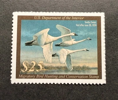WTDstamps - #RW90 2023 - US Federal Duck Stamp **JOE HAUTMAN**  Mint OG NH Foto 1 de 2