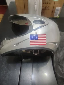 AFX Adventure Helmet Medium Used Some Scratches Shield Chrome . - Picture 1 of 7