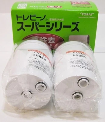 TORAY water purifier Torebino Super replacement cartridge STC.V2J (2pcs) Japan - Image 1 of 4