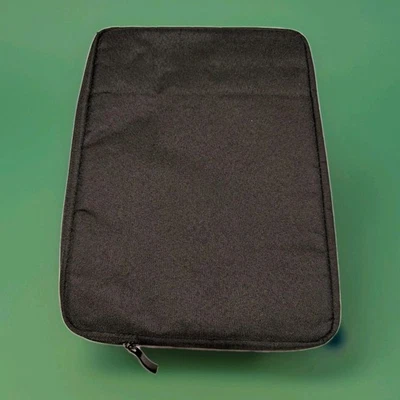 Tablet Pouch | 11.5" | Cushioned Zippered| Zippered Front Pocket | Black - Image 1 of 2