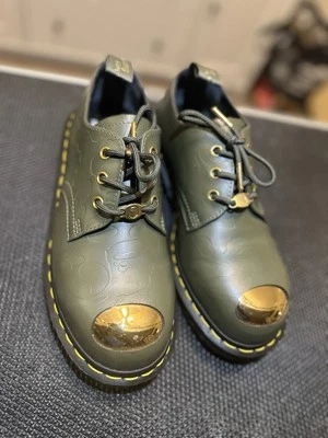 Bape X Dr. Marten's 1461 'Khaki Embossed Camo' size:M 7/ W 9 (no box) - Image 1 of 4