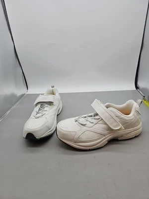 Dr Comfort Diabetic Athletic Shoes White Leather Hook/Loop #6740 Women's 10 XW - Image 1 of 4