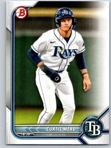 #BD-38 Curtis Mead 2022 Bowman Draft Base Paper Tampa Bay Rays - Bild 1 von 2