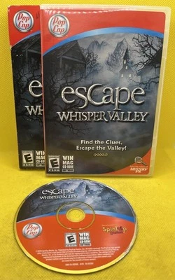 Escape Whisper Valley (Windows/ Mac PC CD-ROM, 2009, Pop Cap, Works Great) - Image 1 of 4
