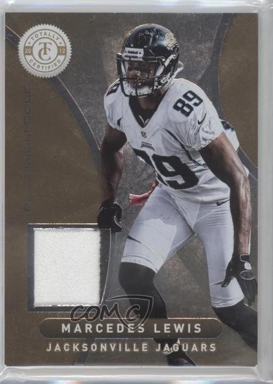 2012 Totally Certified Materials Platinum Gold Prime /49 Marcedes Lewis #35 - Image 1 of 2