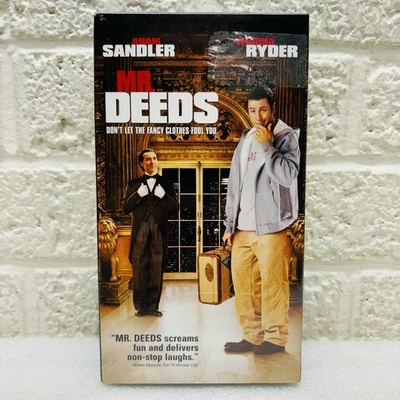 BRAND NEW & FACTORY SEALED‼ Mr. Deeds (VHS, 2002) Adam Sandler • WATERMARKS‼ - Image 1 of 4