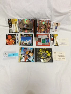 Sega Saturn NEON GENESIS EVANGELION & 2nd Game Japan 1996 Vintage NTSC-J CIB - Image 1 of 4