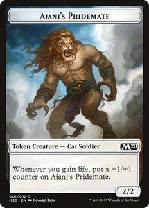 Ajani's Pridemate Token (001) Core Set 2020 M20 MTG Magic - Picture 1 of 1