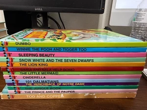 13 Walt Disney Wonderful World Of Reading Books Lot 1990'S Grolier - Picture 1 of 1