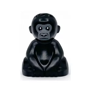 LEGO Black Gorilla, Baby with Dark Bluish Gray Face City Jungle Cute NEW 2024 - Picture 1 of 6