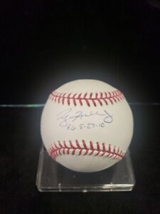 Roy Halladay Phillies Inscribed Autographed MLB Authentic Baseball Perfect Game 