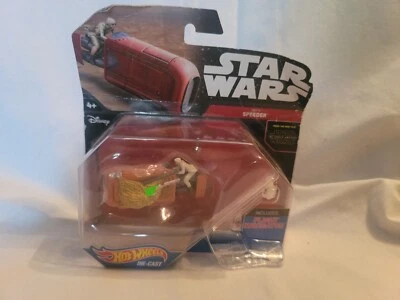 Star Wars Hot Wheels Diecast The Force Awakens Reys Speeder Starships Nuevo en Caja Foto 1 de 2