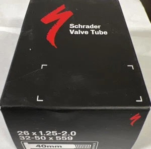 Specialized Schrader Valve Tube 40mm 26 x 1.25-2.0 32-50 x 559  New! 031E-1305 - Picture 1 of 2