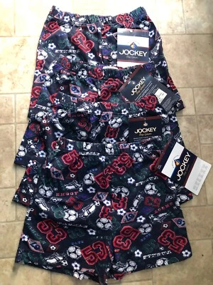 4 PAIR BOYS JOCKEY SOCCER CLASSIC BOXER SIZE MEDIUM 10/12 WAIST 25-26" - Image 1 of 3