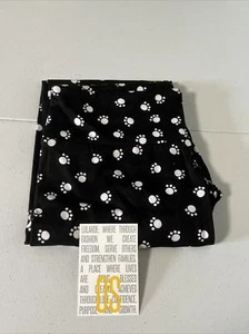 OS One Size Lularoe Leggings Gorgeous Multicolor Paw Print Animals NWOT New - Picture 1 of 8