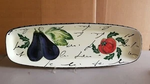Antica Fornace Italy Decorative 24" x 8"Oblong Serving Bowl - Picture 1 of 5