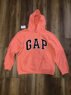 Suéter con Capucha Vintage GapKids Rosa/Naranja Niños Talla XL Foto 1 de 4