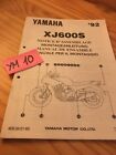 Yamaha XJ600s 1992 600 xjs  instruction preparation setup manuel montage set-up