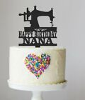 Sewing Machine Cake Topper, Any Name, Tailor,Birthday,Personalized Topper,LT1388