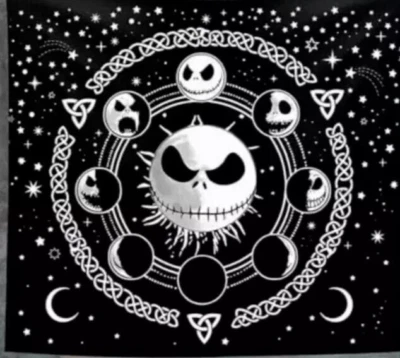NEW Nightmare Before Christmas Tapestry Jack Skellington Wall Decor Collectible - Image 1 of 4