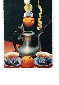 Postcard Serrated Recipe Kitchen Exotic Tea Emilie Bernard N52 Ca1967 - Picture 1 of 2