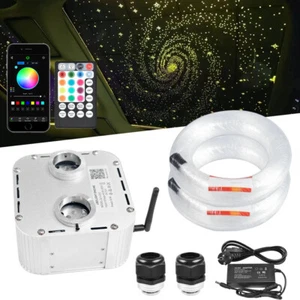 Kit de luces de techo estrella de fibra óptica Twinkle RGBW de 64 W 2200 piezas 3 m - Imagen 1 de 14
