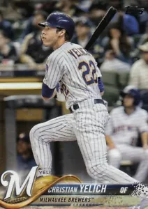 (25) Lote de tarjetas base 2018 Topps Update CHRISTIAN YELICH #US248 Brewers - Imagen 1 de 1