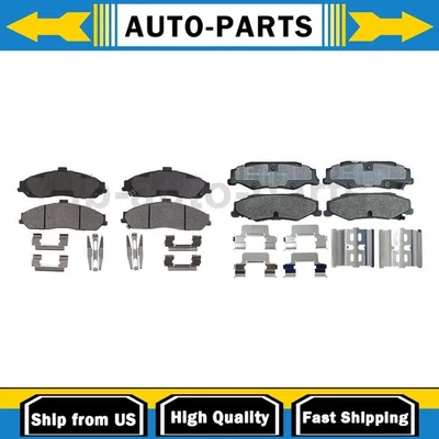 Juego de 2 pastillas de freno de disco delanteras traseras para Chevrolet Corvette 2008-2013 6,2 L Foto 1 de 4