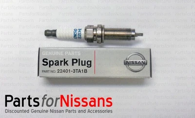 Genuine Nissan Altima Rogue 2.5 Spark Plug 22401-3TA1B Sold Individually NEW OEM - Image 1 of 3