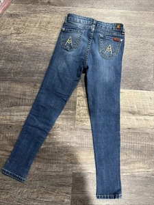 seven for all mankind Girls Jeans Skinny Size 7  - Picture 1 of 9