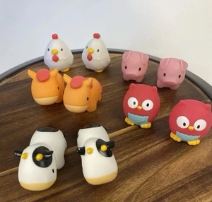 Munchkin Farm Animal Bath Squirters Toys Lot of 10 Horse Owl Cow Pig Chicken - Picture 1 of 5