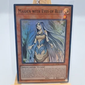 Yugioh TCG Single Card Maiden With Eyes Of Blue Super Rare 006 Holo - Picture 1 of 2