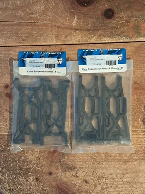 Team Losi 8T Lot LOSA1702 LOSA1723 Front & Rear Suspension Arms RC Parts Vintage - Image 1 of 4