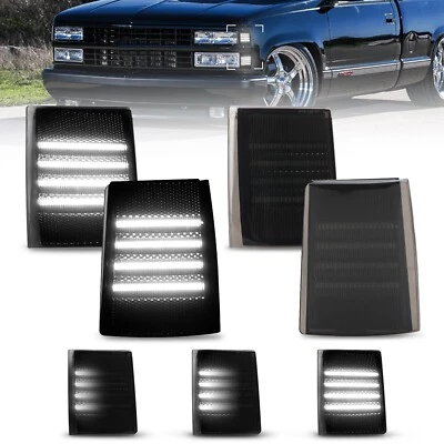 Bestview Front Corner Light Assembly Compatible with 1988-1993 Chevy C/K 1500...