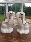 Antique Original Preowned Beswick Pair Flat Back Dogs 1378 -4