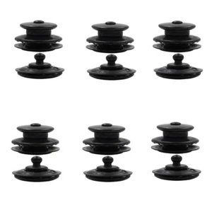 6 Sets Yacht Round Brass Fabric Fastener For Marine Boat Cover Canopies Sailing - Picture 1 of 5