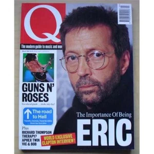 ERIC CLAPTON Q #90 MAGAZINE MARCH 1994 ERIC CLAPTON COVER WITH FEATURE INSIDE UK - Picture 1 of 1