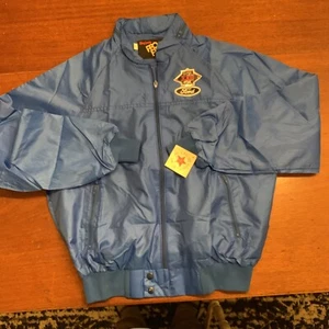 Vintage 1988 Super Bowl XXII Redskins Broncos Satin NFL Jacket L With Ford Logo - Bild 1 von 6