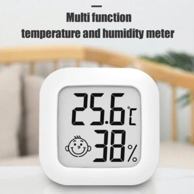 Digital Thermometer Hygrometer Mini Indoor Temperature Hygrometer Electronic = - Image 1 of 4