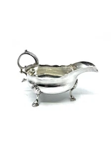 George III sterling silver Cream boat London 1775- 100gr - Picture 1 of 6