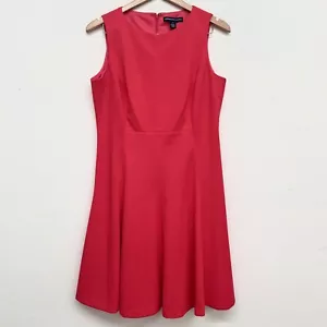 American Living korallenfarbenes Kleid Größe 12 ärmellos Karriere Party Cocktail Fit Flare - Bild 1 von 9
