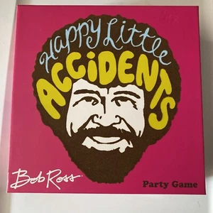 Happy Little Accidents Bob Ross Party Game sealed New - Picture 1 of 8