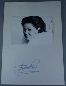 Autogramm walisische Opernsängerin Margaret Price München um 1975 (109349) - Bild 1 von 3