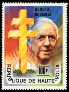 UPPER VOLTA 434 - Charles de Gaulle "French President" (pb85417) - Picture 1 of 1