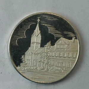 municipality of kaisersbach .999 silver medal 24mm .26 ozt - Picture 1 of 2