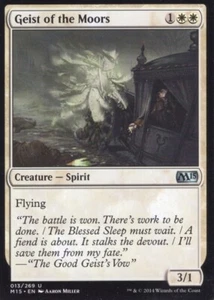GEIST OF THE MOORS 013/269 CORE SET 2015 M15 MTG MAGIC LP - Foto 1 di 1