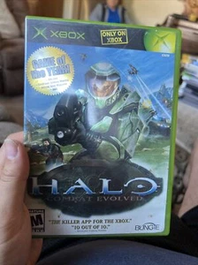 Halo: Combat Evolved (Microsoft Xbox, 2001) Complete, Scratched - Picture 1 of 4